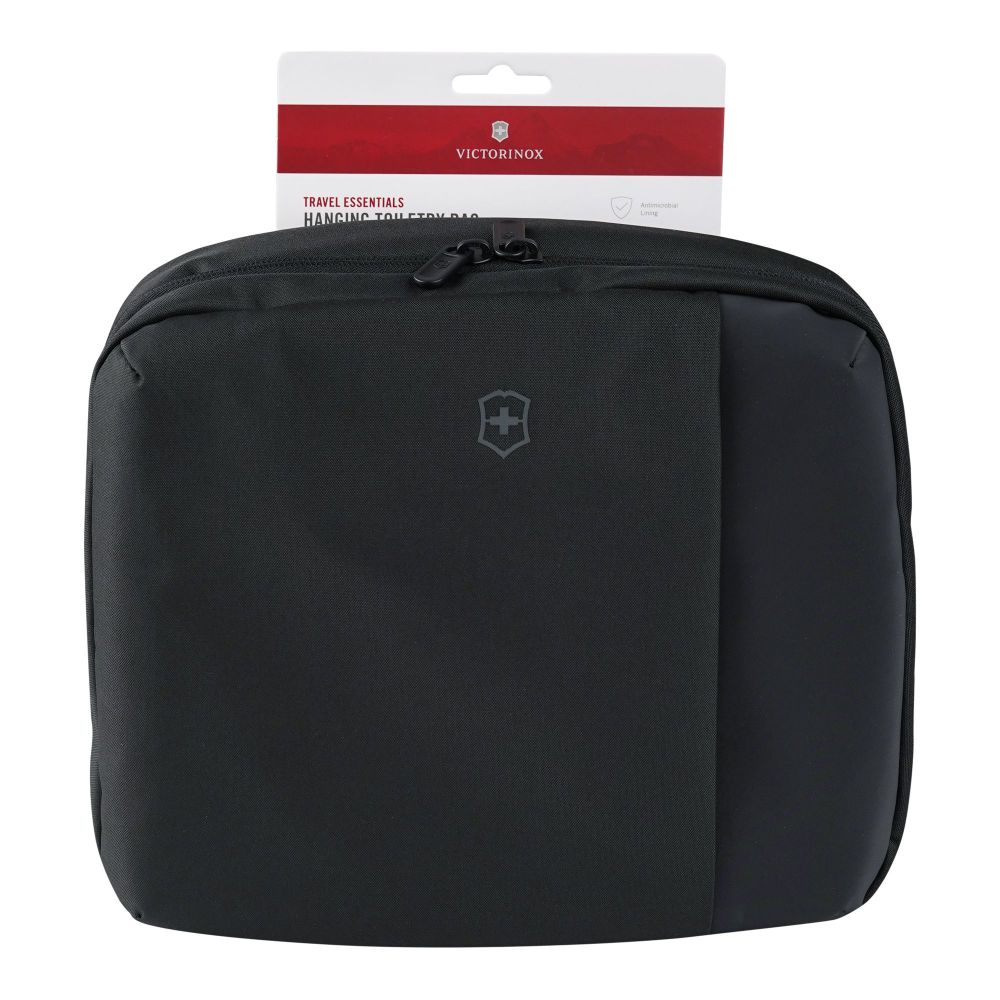 Victorinox Travel Essentials Hanging Toiletry Bag, Black, 9 Liters, 653374 - Image 2