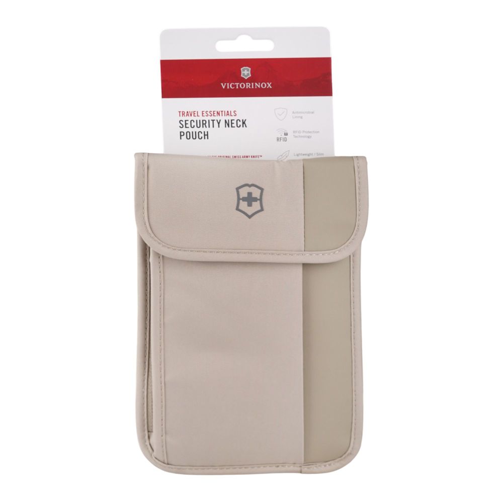 Victorinox Travel Essentials Security Neck Pouch Sand, Beige, 653379 - Main Image