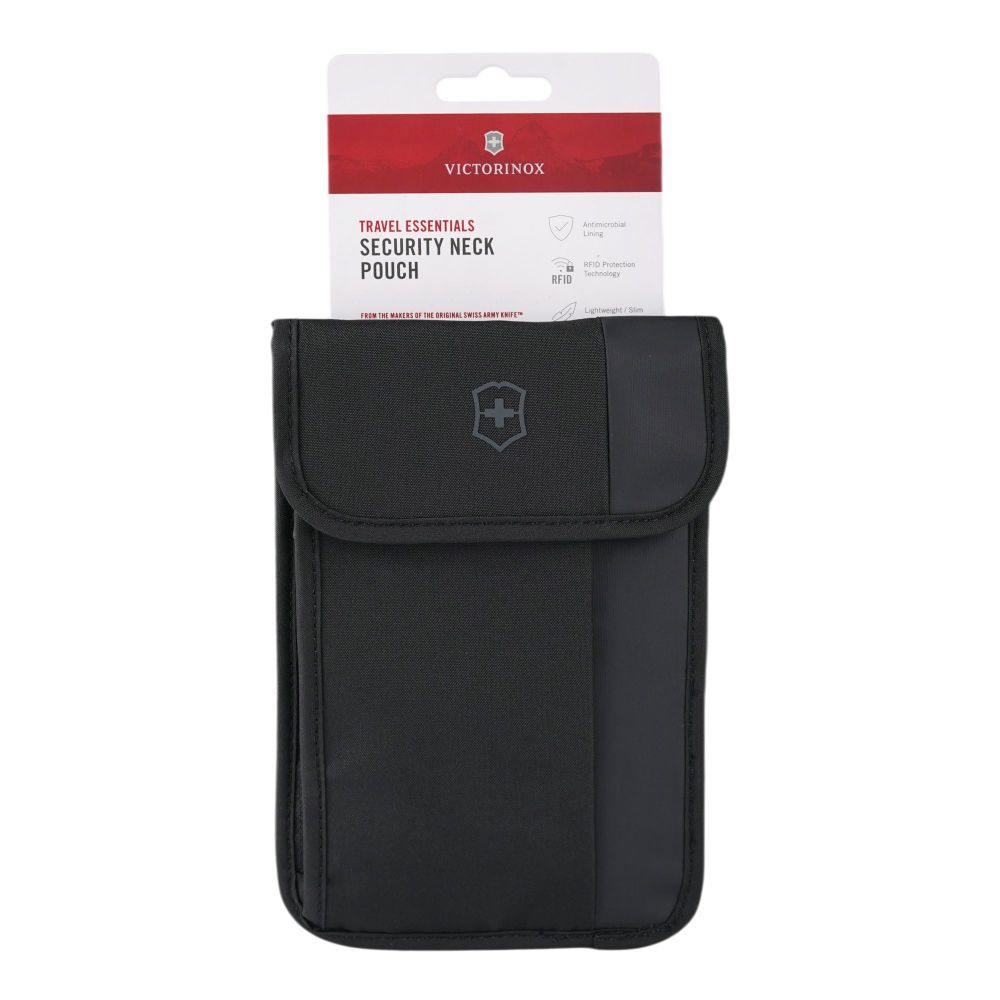 Victorinox Travel Essentials Security Neck Pouch, Black, 653378 - Main Image