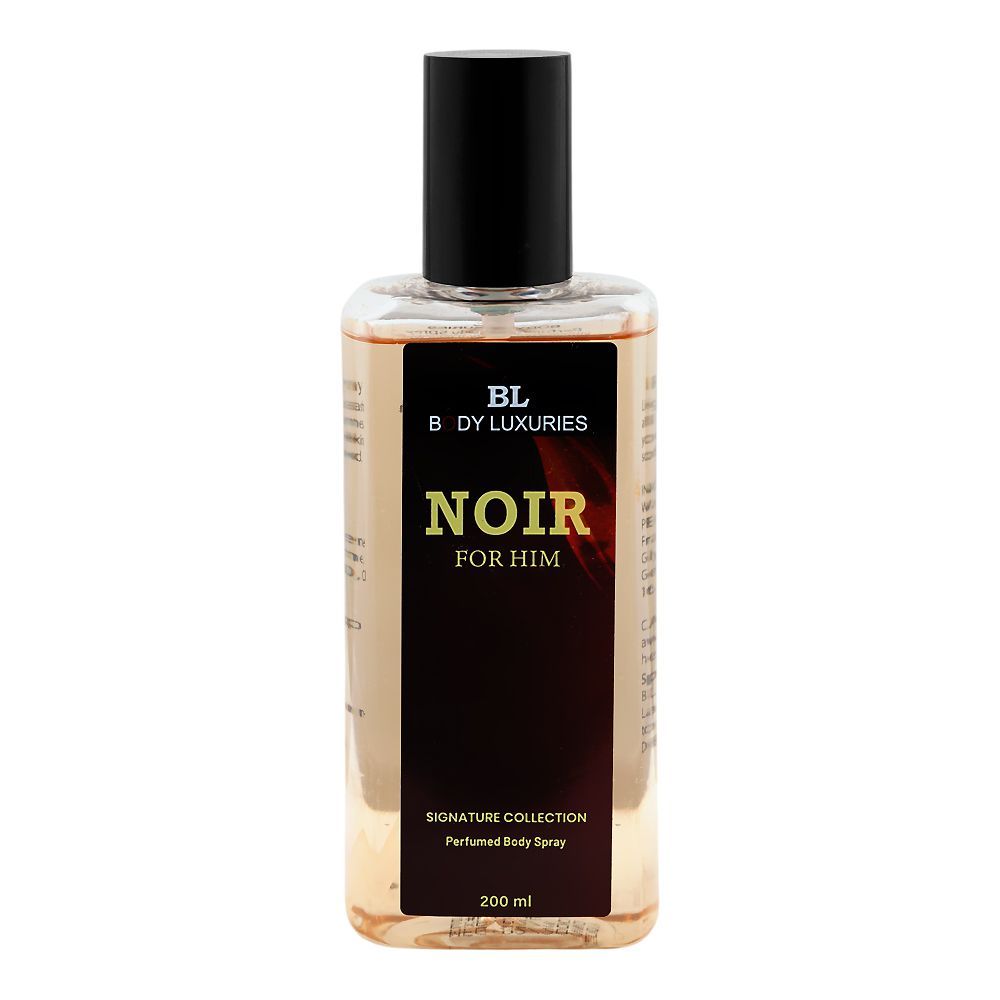 Body Luxuries Noir For Him Perfumed Body Spray, 200ml - Main Image
