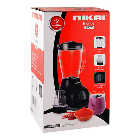 Nikai Blender, 350W, 220-240V, 1.5 Liter, NB-1625A - Main Image