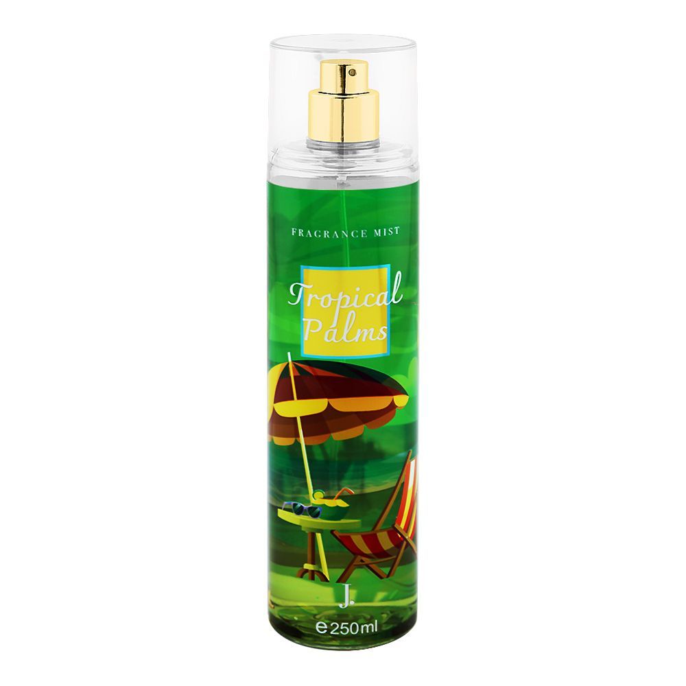 Junaid Jamshed J. Tropical Palms Fragrance Mist, For Women, 250ml - Main Image