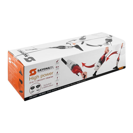 Sayona High Power 3-In-1 Vacuum Cleaner, 600W, 220-240V, 0.8 Liter, SVC-2409 - Image 2