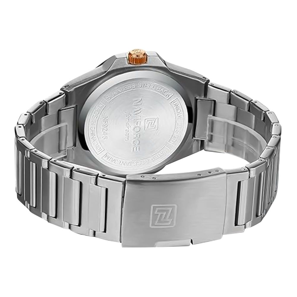 Naviforce Women Analog Watch With Golden Dial & Stainless Steel Bracelet, NF9245 S/RG/RG - Image 3