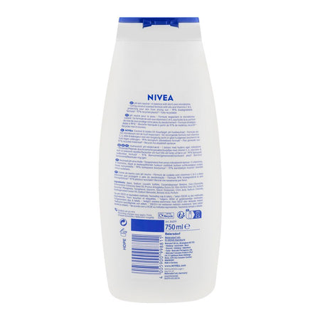 Nivea Coconut & Jojoba Oil Care Shower Gel, 750ml - Image 2