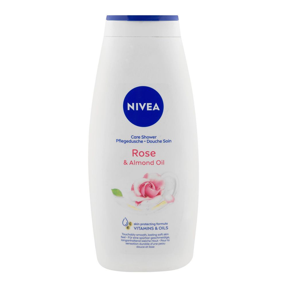 Nivea Rose & Almond Oil Care Shower Gel, 750ml - Main Image