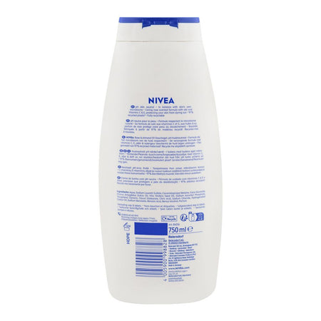 Nivea Rose & Almond Oil Care Shower Gel, 750ml - Image 2