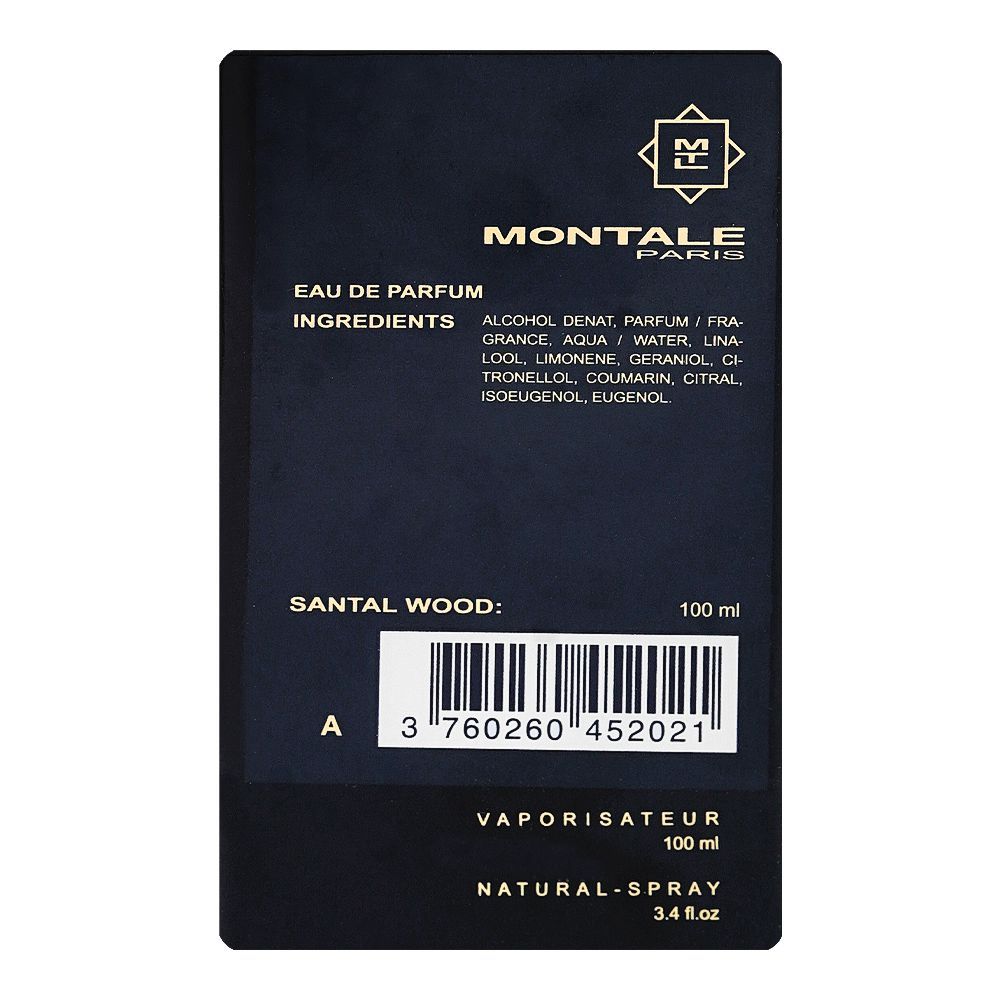 Montale Santal Wood, Eau De Parfum, For Men & Women, 100ml - Image 3