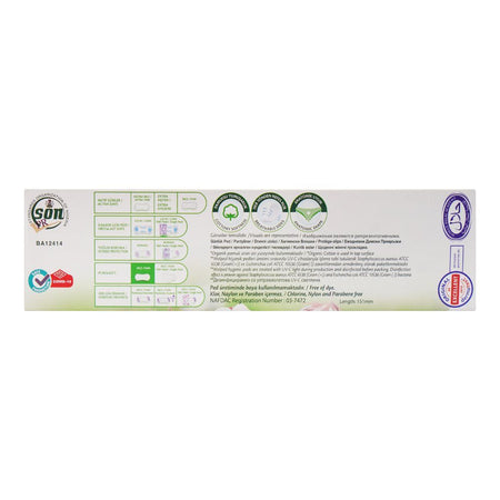 Molped Pure & Soft Organic Cotton Thin Pantyliner, 16-pack - Image 3