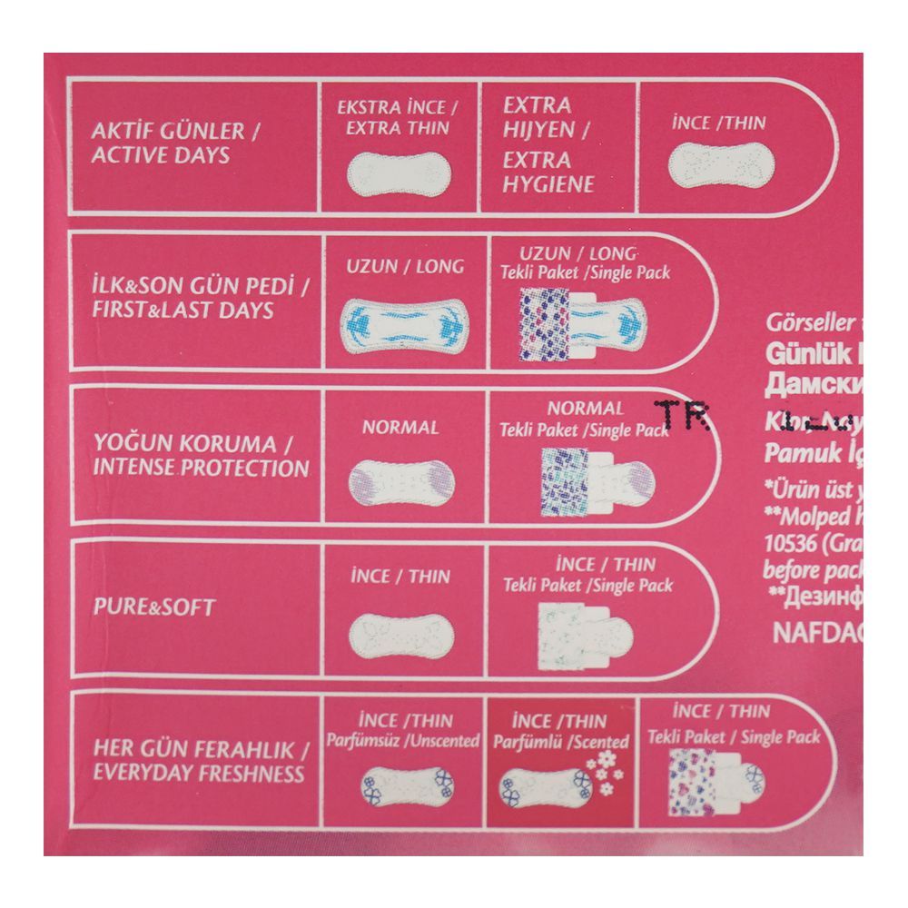 Molped Everyday Freshness Cottony Softness PH Balanced Scent Of Nature Thin Pantyliner, 40-Pack - Image 4