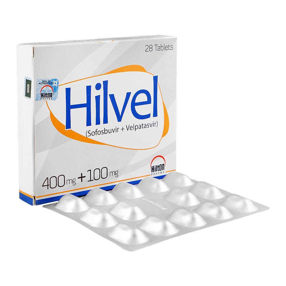 Hilton Pharma Hilvel Tablet, 400mg + 100mg, 28-Pack - Main Image