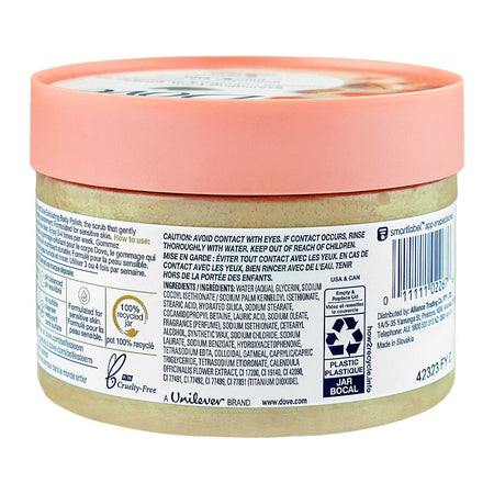 Dove Colloidal Oatmeal & Calendula Oil Exfoliating Body Polish, For Sensitive Skin, 298g - Image 2