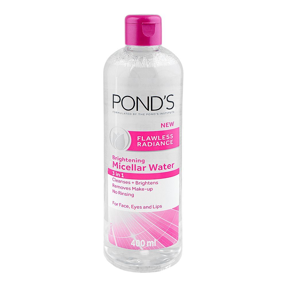 Pond's Flawless Radiance Brightening Micellar Water, For Sensitive Skin, 400ml - Main Image