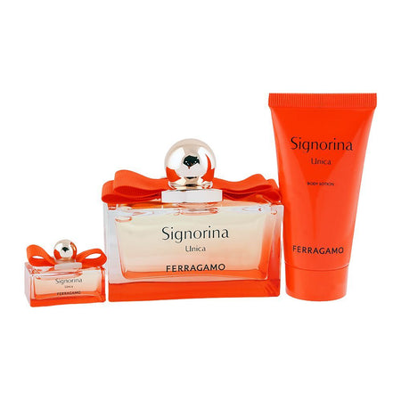 Salvatore Ferragamo Signorina Unica Set For Women, Eau De Parfum 100ml + Eau De Parfum 5ml + Body Lotion 50ml - Main Image