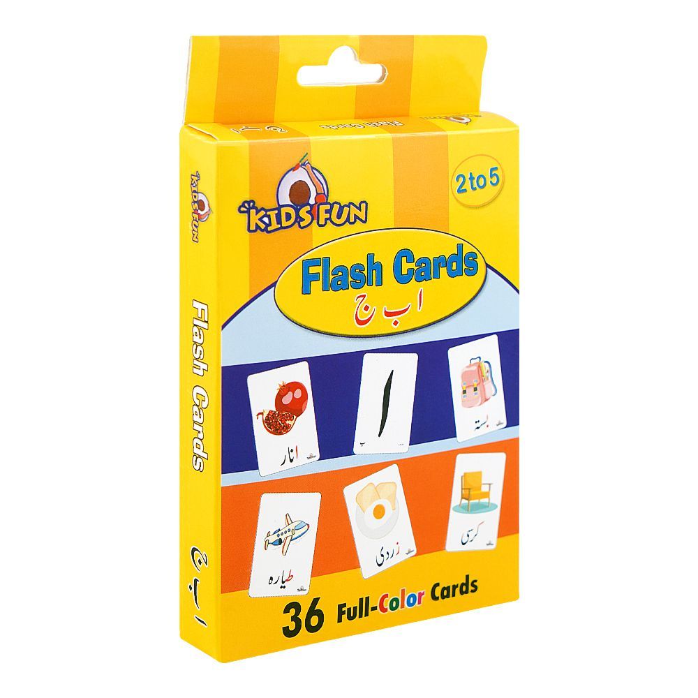 Kids Fun Flash Cards Alif Bay Jeem, 36-Pack - Main Image