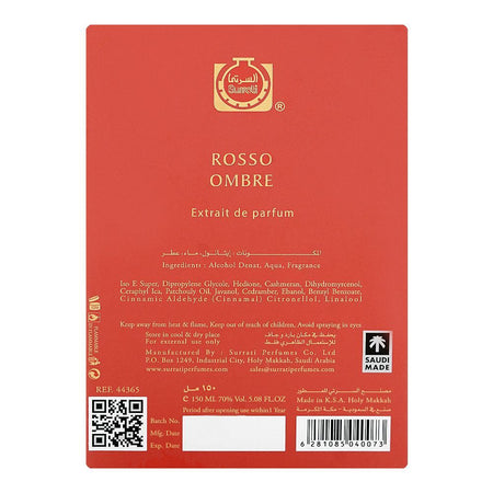 Surrati Rosso Ombre, Extrait De Parfum, For Men & Women, 150ml - Image 4
