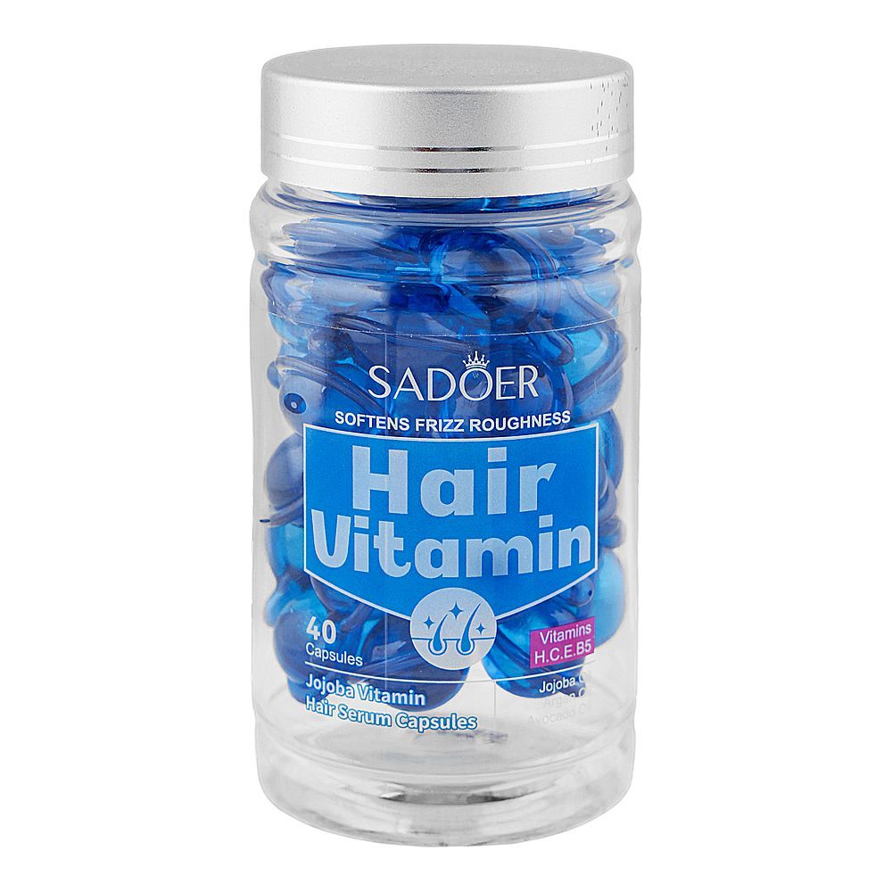 Sadoer Jojoba Vitamin Hair Serum Capsule, For Dry & Frizzy Hair, 40-Pack - Main Image