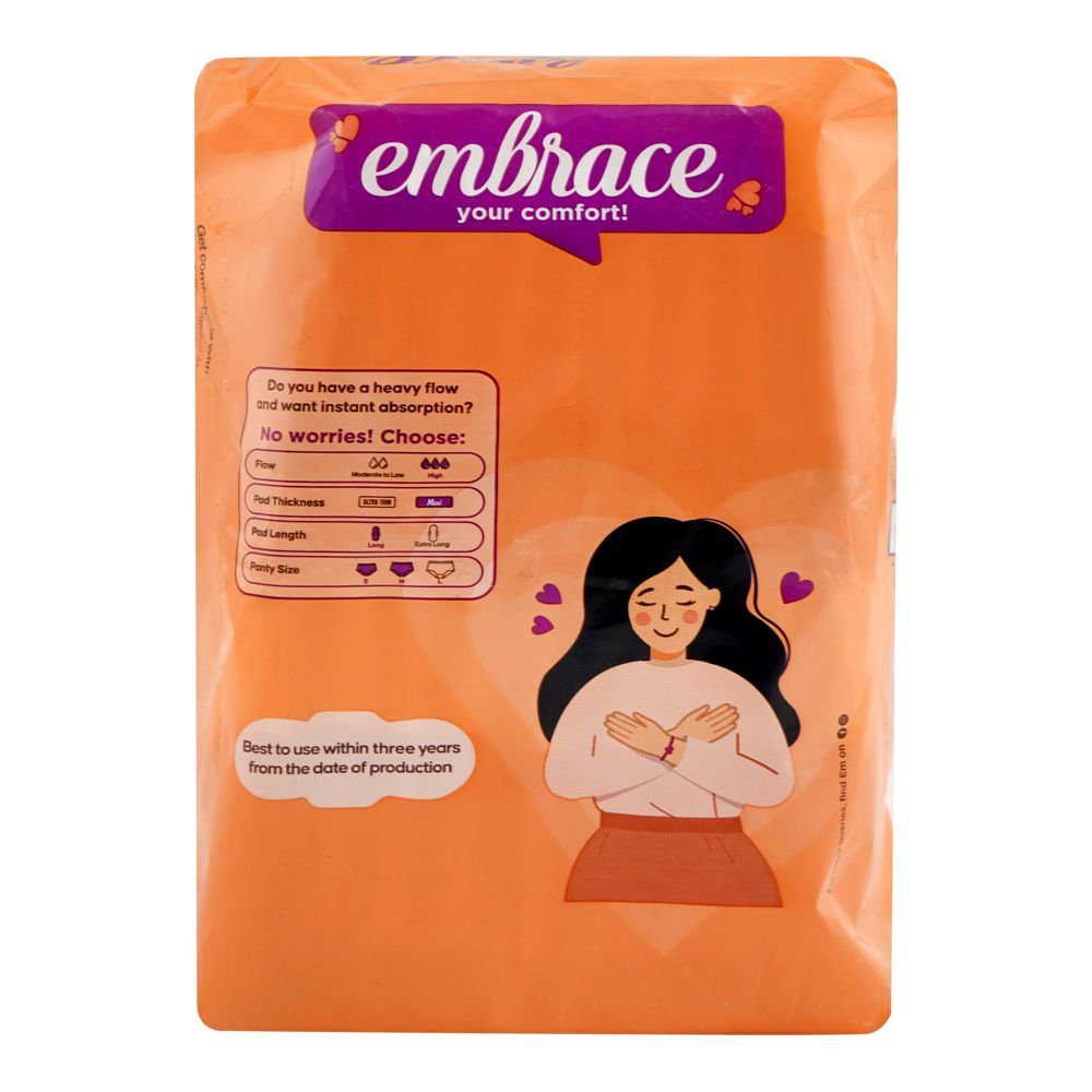 Embrace Essentials Maxi Long Pads, 18-Pack, Save Rs. 50/- - Image 2