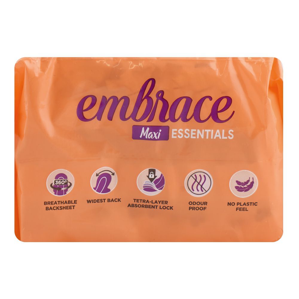 Embrace Essentials Maxi Long Pads, 18-Pack, Save Rs. 50/- - Image 4