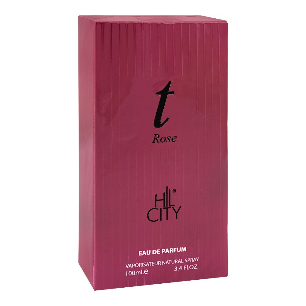 Hil City T Rose Eau De Parfum, For Women, 100ml - Main Image