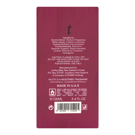 Hil City T Rose Eau De Parfum, For Women, 100ml - Image 2
