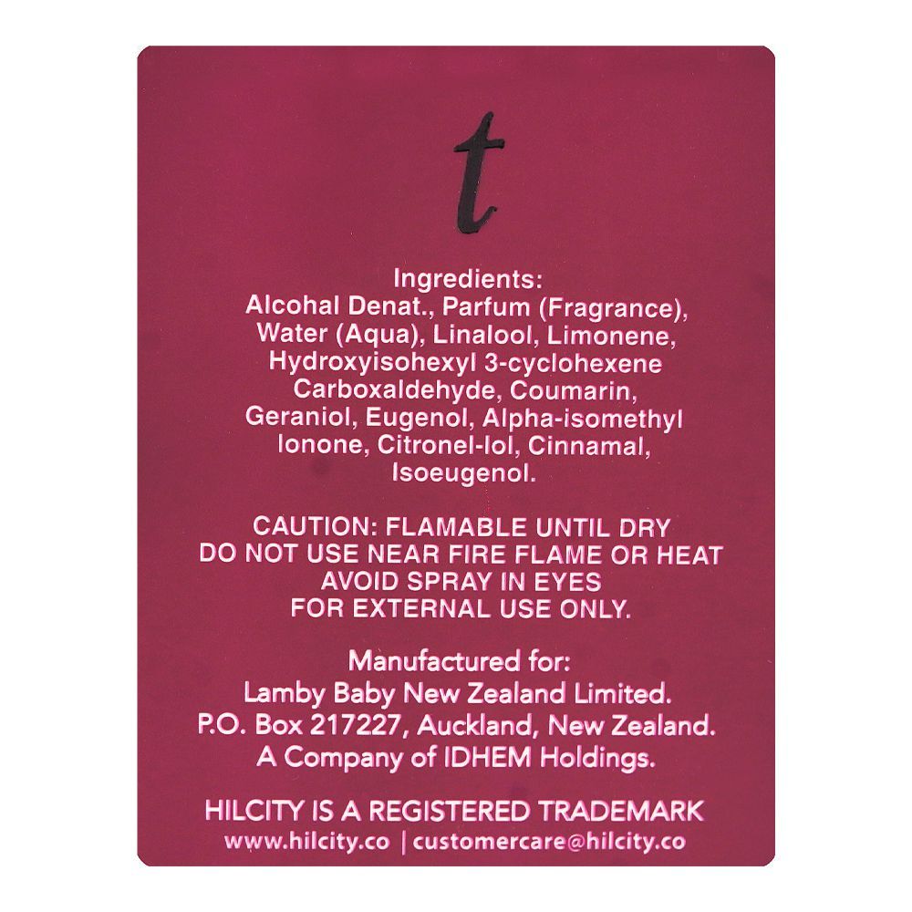 Hil City T Rose Eau De Parfum, For Women, 100ml - Image 3