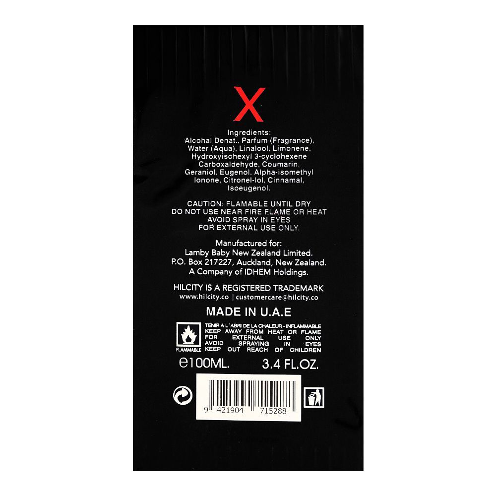Hil City X Cross, Eau De Parfum, For Men, 100ml - Image 2