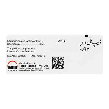 Hilton Pharma Daphil Tablet, 4mg, 10-Pack - Image 2