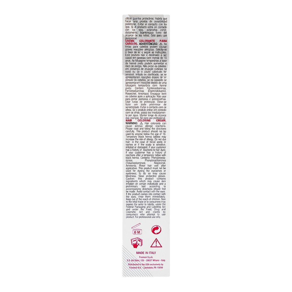 Framesi Framcolor Glamour Hair Coloring Cream, 5.13 Light Olive Brown, 100ml - Image 3