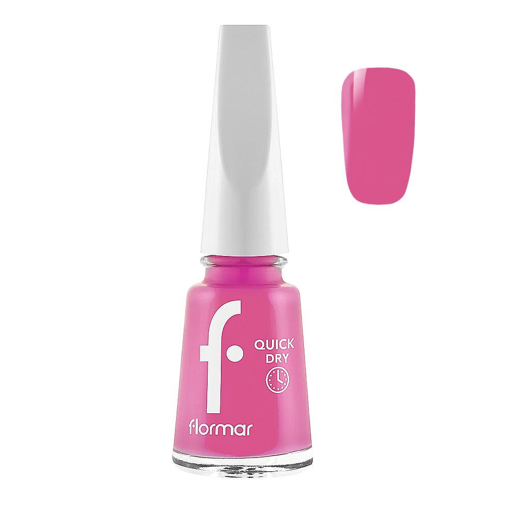 Flormar Quick Dry 60 Nail Enamel, QD45 Dress For Night, 11ml - Main Image