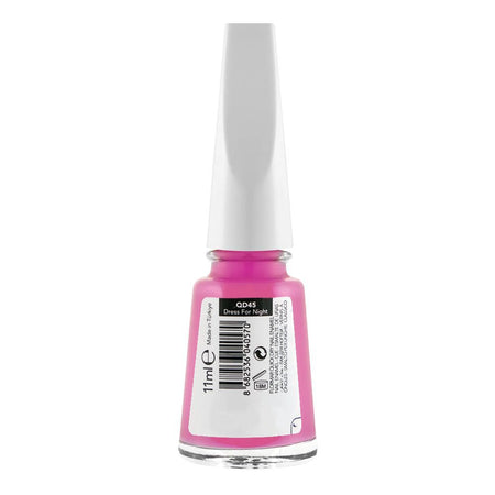 Flormar Quick Dry 60 Nail Enamel, QD45 Dress For Night, 11ml - Image 2