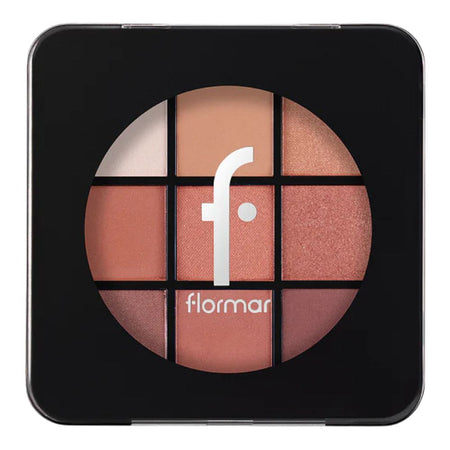 Flormar Eye Shadow Palette, 003 Sunset, 9-Pack - Image 2