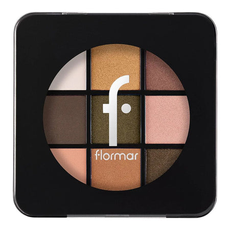 Flormar Eye Shadow Palette, 007 Grand Galaxy, 9-Pack - Image 2