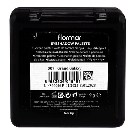 Flormar Eye Shadow Palette, 007 Grand Galaxy, 9-Pack - Image 3