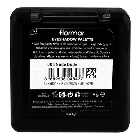 Flormar Eye Shadow Palette, 005 Nude Dude, 9-Pack - Image 3