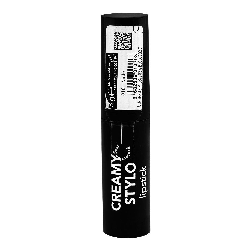 Flormar Creamy Stylo Lipstick, 010 Nude, 3g - Image 2