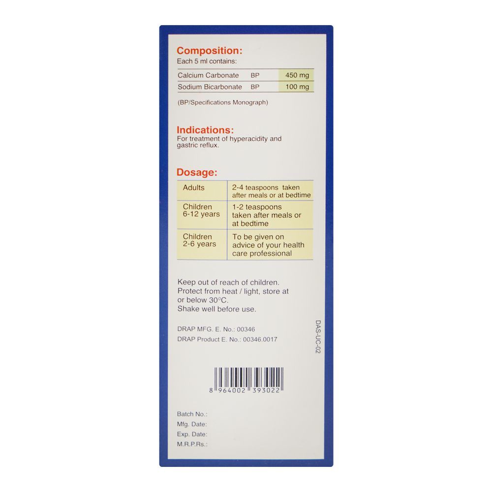 Medics Digas Antacid Syrup, 120ml - Image 4