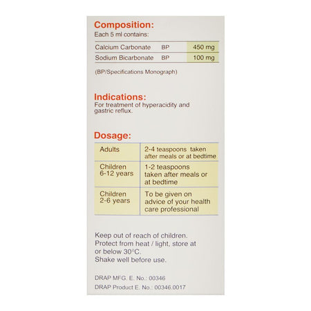 Medics Digas Antacid Syrup, 120ml - Image 5