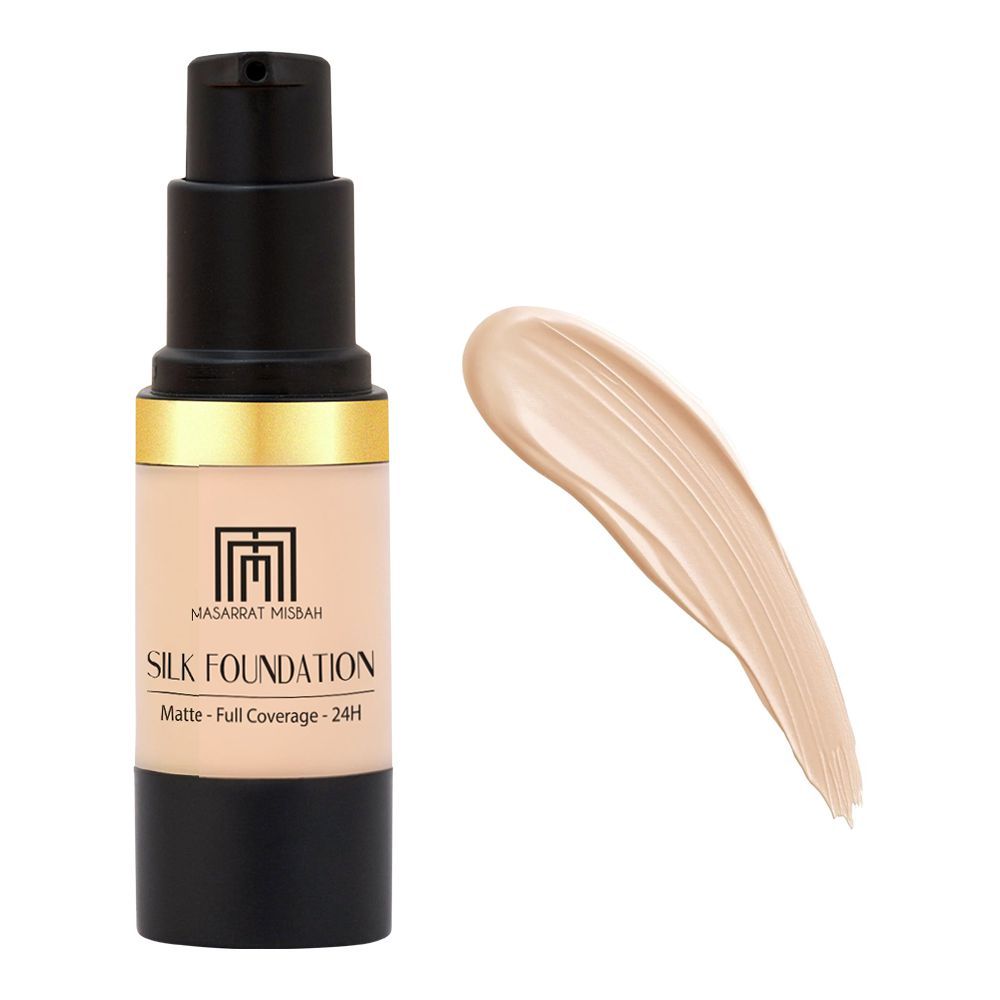 Masarrat Misbah Silk Foundation, Nude, 10ml - Main Image