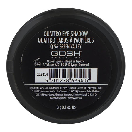 Gosh Quattro Eyeshadow, Q56 Green Valley, 3g - Image 3