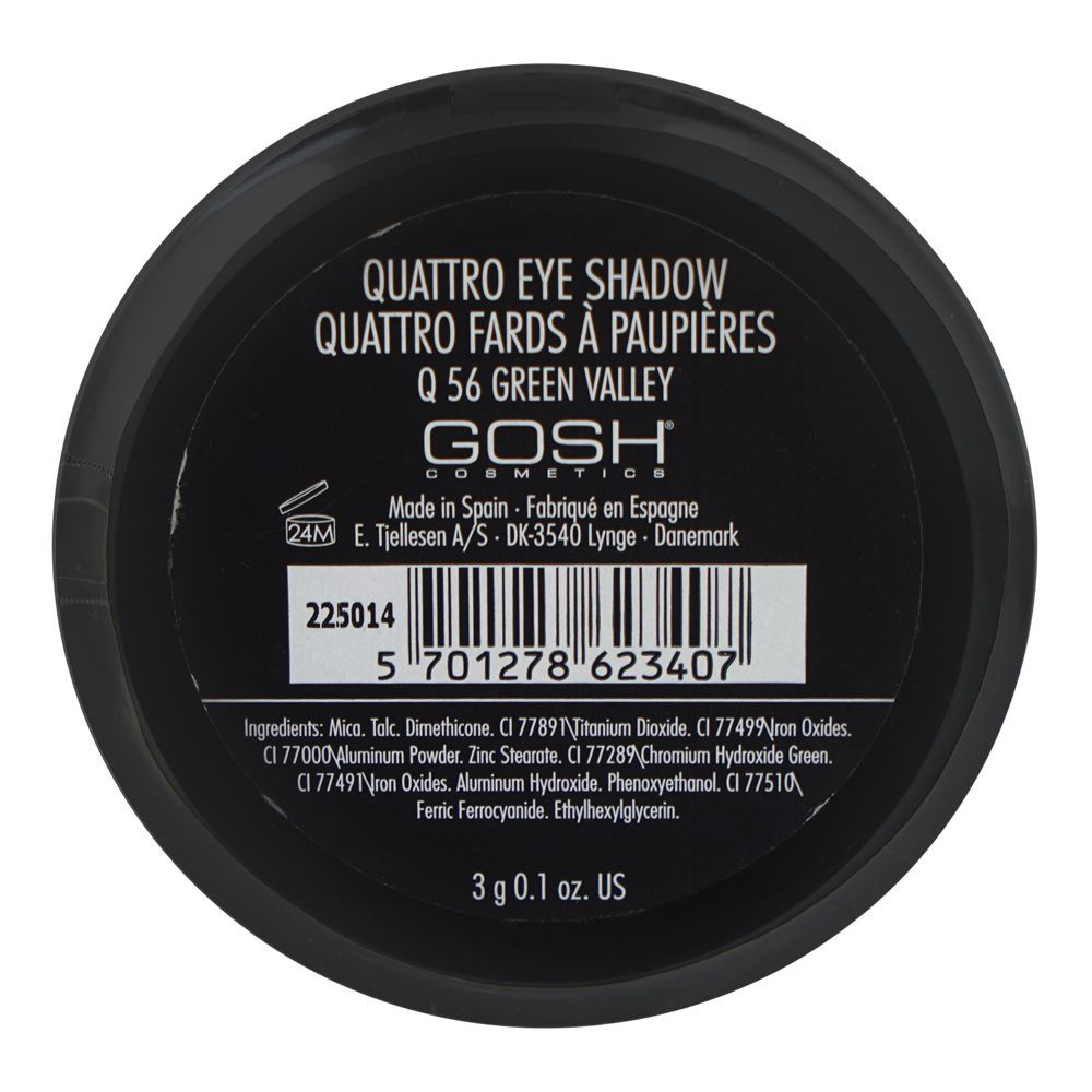 Gosh Quattro Eyeshadow, Q56 Green Valley, 3g - Image 3