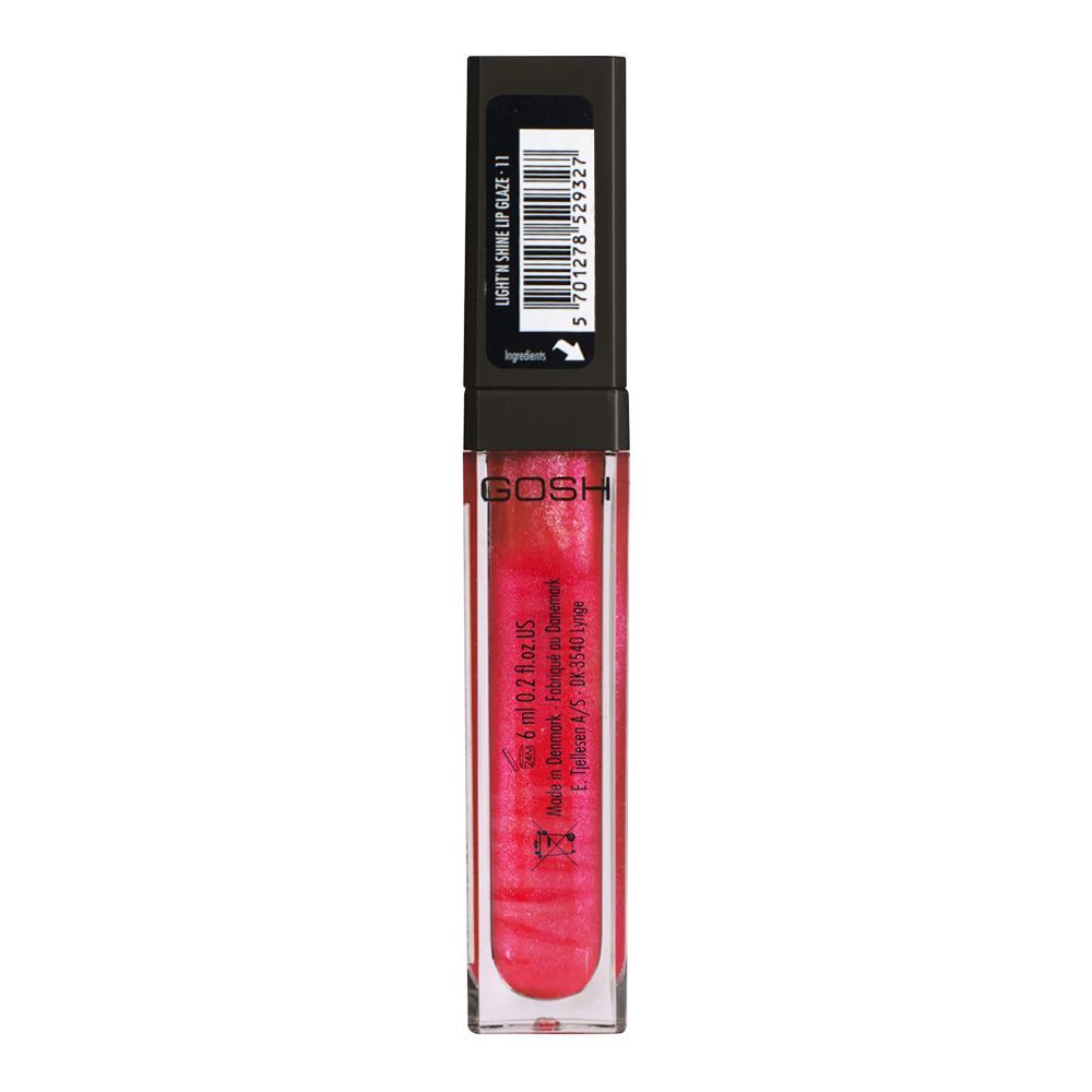 Gosh Light N Shine Lip Glaze, 11 Raspberry, 6ml - Image 2