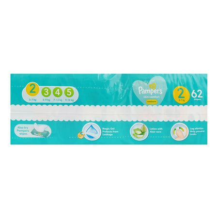 Pampers Skin Comfort Newborn Diapers, No.2, 3-7KG, 62-Pack - Image 4
