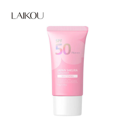 Laikou Japan Sakura Whitening Sunscreen, UVA & UVB Protection, SPF50 PA+++ 50g, LK98988D - Main Image