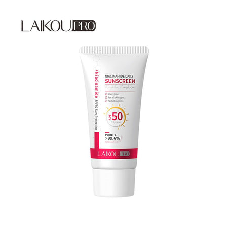 Laikou Pro Niacinamide Daily Sunscreen, Waterproof, SPF50 PA+++ For All Types Of Skin, 50g, LK97752C - Main Image