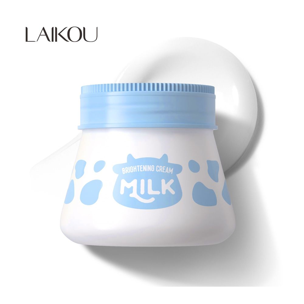Laikou Milk Brightening Cream, Hyaluronic Acid & Niacinamide, For Non-Allergic Skin, 55g, LK91965D - Main Image