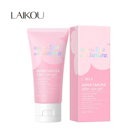 Laikou Japan Sakura After Sun Gel, Deep Hydration, For All Types Of Skin, 50g, LK97732A - Main Image