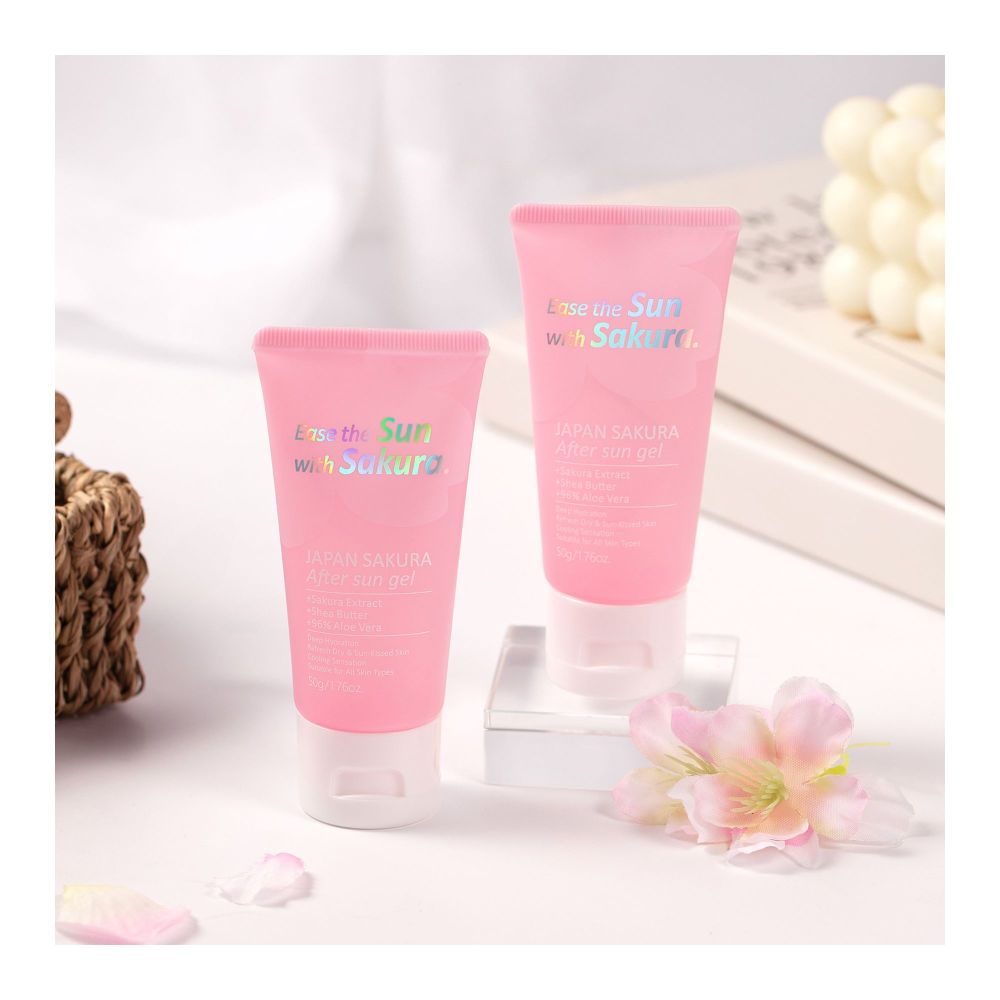 Laikou Japan Sakura After Sun Gel, Deep Hydration, For All Types Of Skin, 50g, LK97732A - Image 4