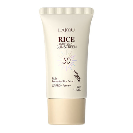 Laikou Rice Ultra-Light Sunscreen, Fermented Rice Extract, SPF50 PA+++ For Various Skin Types, 50g, LK81850A - Main Image