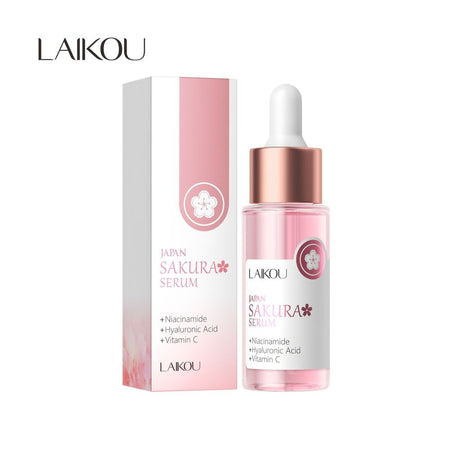 Laikou Japan Sakura Serum, Niacinamide + Hyaluronic Acid + Vitamin C, For Sensitive Skin, 30ml, LK91095D - Main Image